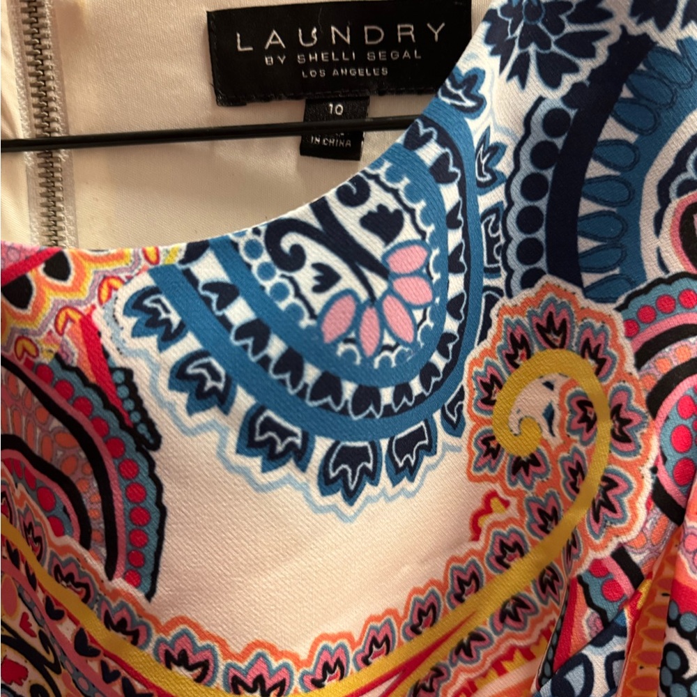 Laundry by Shelli Segal Colorful Patterned Dress